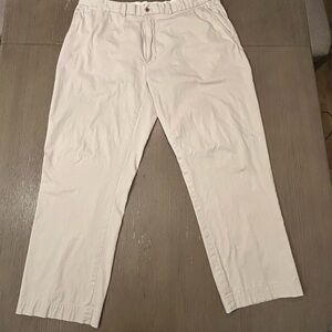 Polo Golf Ralph Lauren Pants Mens 38x30 Khaki Cotton Stretch Chino Crest Logo
